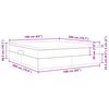 vidaXL Aufbewahrungsbett mit Matratze Hellgrau 160 x 200 cm Polyester