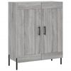 vidaXL Sideboard Grau Sonoma 69,5x34x90 cm Holzwerkstoff