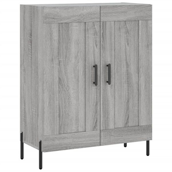 vidaXL Sideboard Grau Sonoma 69,5x34x90 cm Holzwerkstoff