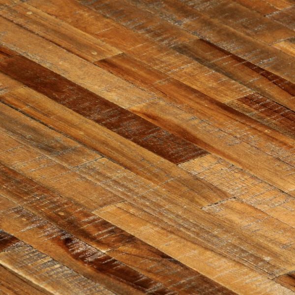 vidaXL Esstisch Recyceltes Teakholz und Stahl 180x90x76 cm