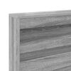 vidaXL Aufbewahrungskopfteil Graues Sonoma 120 cm Holzwerkstoff