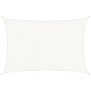 vidaXL Sonnensegel 160 g/m&sup2; Wei&szlig; 3,5x5 m HDPE