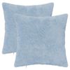 vidaXL Kissenbezug 2 stk. HEERLEN Himmelblau 35 x 35 cm