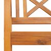 vidaXL Gartenbank Braun 110 x 56 x 90 cm Massivholz Akazie