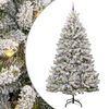 vidaXL K&uuml;nstlicher Weihnachtsbaum 270 cm 300 LEDs Warmes Wei&szlig;