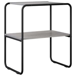 vidaXL Konsolentisch Grau Sonoma 60 x 42,5 x 70 cm Holzwerkstoff