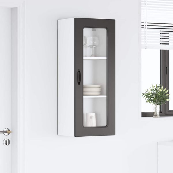 vidaXL K&uuml;chenschrank Kalmar Schwarz 40 x 31 x 100 cm Holzwerkstoff