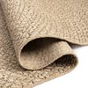vidaXL Teppich ZIZUR 200x200 cm Jute-Optik Indoor und Outdoor