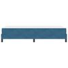 vidaXL Boxspringbett mit Matratze Dunkelblau 90 x 200 cm Stoff