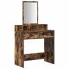 vidaXL Schminktisch Ger&auml;ucherte Eiche 79 x 41 x 140 cm Holzwerkstoff