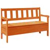vidaXL Bank Outdoor Braun 119 x 44 x 76 cm Massives Kiefernholz