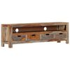 vidaXL TV-Schrank 130x30x40 cm Massivholz Akazie