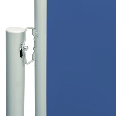vidaXL Seitenmarkise Ausziehbar 117x600 cm Blau