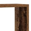 vidaXL Wandregal mit Regal 2 pcs Altholz 80 x 15 x 26 cm Holzwerkstoff