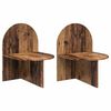 vidaXL Nachttisch 2 stk. Altholz 48 x 49 x 65 cm Holzwerkstoff