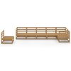 vidaXL 7-tlg. Garten-Lounge-Set Honigbraun Massivholz Kiefer