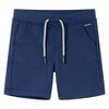 vidaXL Kindershorts mit Kordelzug Dunkelblau 140
