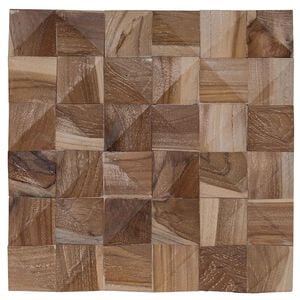 vidaXL Wandpaneel 11 stk. Natur 30 x 30 x 2 cm