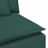 vidaXL Modulares Sofa Endmodul mit Armlehne Kissen Dunkelgr&uuml;n 100 cm