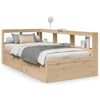 vidaXL Massivholzbett mit Regal ohne Matratze 100x200 cm Kiefer