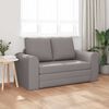 vidaXL Schlafsofa 60cm Taupe Stoff