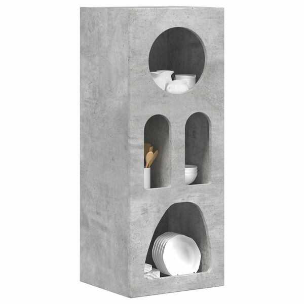 vidaXL Sideboard Beton Grau 40 x 35 x 100,5 cm Holzwerkstoff