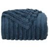 vidaXL &Uuml;berwurfdecke Marineblau 150 x 130 cm Fleece