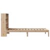 vidaXL Massivholzbett mit Regal ohne Matratze 90x200 cm Kiefer
