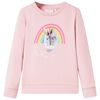 Kinder-Sweatshirt Hellrosa 140