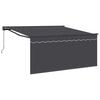 vidaXL Ausziehbare Markise Anthrazit 300 x 250 cm