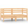 vidaXL Garten-Ecksofas 2 Stk. Massivholz Kiefer