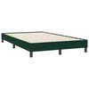 vidaXL Bettgestell ohne Matratze Dunkelgr&uuml;n 120x220 cm Samt