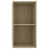 vidaXL TV-Schränke 2 Stk. Sonoma-Eiche 72x35x36,5 cm Holzwerkstoff