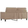 vidaXL 2-Sitzer-Sofa Cappuccino-Braun 140 cm Kunstleder