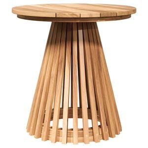 vidaXL Beistelltisch Braun 50 x 50 x 49,5 cm Massivholz Teak