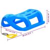 vidaXL Schlitten Blau 80x39,5x25,5 cm Polypropylen