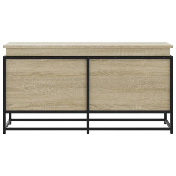 vidaXL Aufbewahrungsbox mit Deckel Sonoma 100x40x51,5 cm Holzwerkstoff