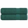vidaXL Duscht&uuml;cher FROGN 2 Stk. Gr&uuml;n 70x140 cm 360 g/m&sup2;