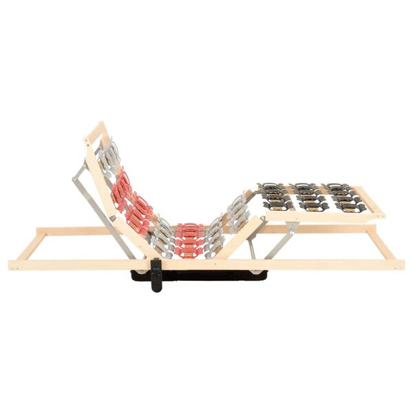 vidaXL Lattenrost mit Motor Verstellbares Kopf- und Fu&szlig;teil 90x200 cm