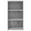 vidaXL Sideboard Grau Sonoma 50x41x93 cm Holzwerkstoff