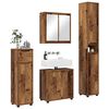 vidaXL Badezimmerm&ouml;bel-Set mit Schubladen 4 pcs Altholz Holzwerkstoff
