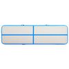 vidaXL Aufblasbare Gymnastikmatte mit Pumpe 600x100x15 cm PVC Blau
