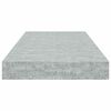 vidaXL Schweberegale 2 Stk. Betongrau 50x23x3,8 cm MDF