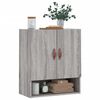 vidaXL Wandschrank Grau Sonoma 60x31x70 cm Holzwerkstoff