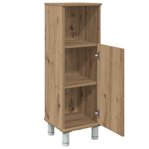 vidaXL Badschrank Artisan-Eiche 30x30x95 cm Holzwerkstoff