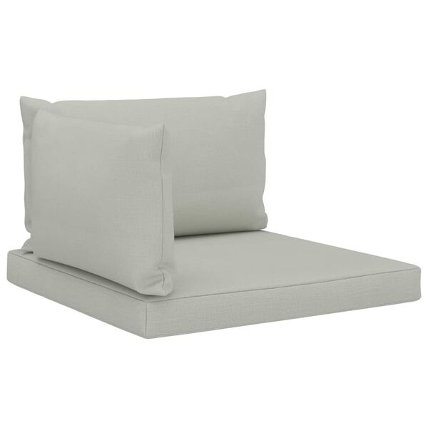 vidaXL Palettensofa-Auflagen 3 Stk. Beige Stoff