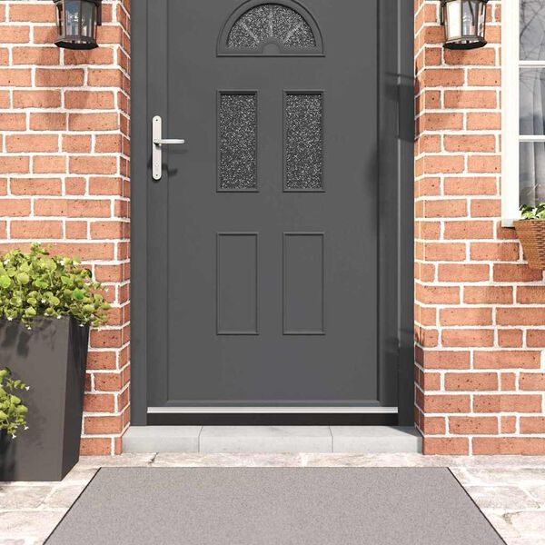 vidaXL Selbstklebende T&uuml;rb&uuml;rstendichtungen 12 pcs Silber 100 cm