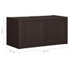 vidaXL Kissenbox Braun 86x40x42 cm 85 L