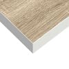 vidaXL Schweberegale 4 Stk. Eichen-Optik und Wei&szlig; 60x23,5x3,8 cm MDF
