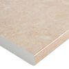 vidaXL K&uuml;chenarbeitsplatte Beige mit Marmor-Struktur 40x60x2,8 cm